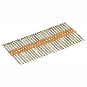 Реечные гвозди 21 градус RK 3.8x120 мм гладкие / 2300шт // For-Est