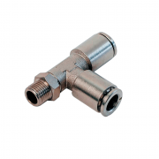 Фитинг‑тройник латунный NBPT NPDT 06‑M5*0.8 (нар. резьба M5*0.8)