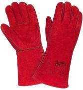 Краги пятипалые  спилковые утепленные с мехом 2Hands T7