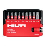 Набор торсионных бит (насадок) HILTI S‑BSC+ UNI 25/1" T (10)