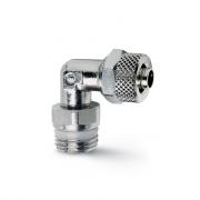 Фитинг угловой поворотный с накидной гайкой Camozzi 1541 8/6‑1/8