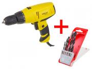 Дрель‑шуруповерт MOLOT MDR 1024 в кор.+ АКЦИЯ! (Набор сверл по дер. 5 шт. WORTEX в подарок!) (MDR102400025A3)