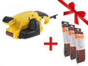 Ленточная шлифмашина MOLOT MSB 7508 AE в кор.+ АКЦИЯ! (Шлифленты 75х457 мм Р180, Р240 и Р320 GEPARD в подарок!)