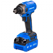 Аккумуляторный ударный винтоверт RAWLPLUG R‑PID18‑XL2 (RawlWrench 18В 210Нм, чемодан, 2 акумулятора 5,0 Ah, быстрая зарядка 6,5 А, перчатки)