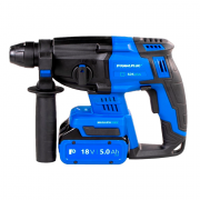 Аккумуляторный перфоратор RAWLPLUG R‑PRH18‑XL2 (RawlHammer 18V SDS plus, чемодан, 2 акумулятора 5,0 Ah, быстрая зарядка 6,5 А, перчатки)