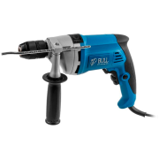 Дрель ударная BULL DR 1308 KL в кор. 850 Вт, БЗП металл 13 мм, 1 скорость, 0‑2800 об/мин (1327422)