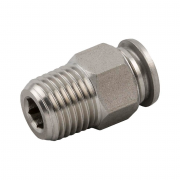 Фитинг‑адаптер Aignep под трубку Ø6, нар. конич. резьба R1/8" (5шт)