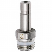 Фитинг цанговый прямой под Ø4 с наружн. G1/8" (Cu/NiLa) Camozzi 6811 4‑1/8