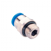 Фитинг прямой NBPT PC 04‑G03 (нар. резьба G3/8")