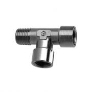 Фитинг резьбовой T‑образный наружн.‑внутр.‑внутр. R1/4"‑G1/4"‑G1/4" (Cu/NiLa) Camozzi 2070 1/4‑1/4
