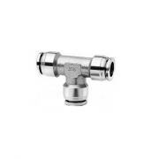 Фитинг цанговый T‑образный под Ф12 (Steel) Camozzi X6540 12