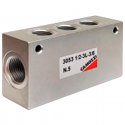 Коллектор Camozzi 3053 1/2‑3L‑3/8