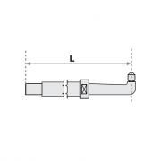 Нижнее плечо прямое O 30 х 400мм для серии SG 8‑12‑18‑25 Fubag [31029]