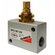 Дроссель без обр. клап. с внутр. G3/8" (Cu/NiLa) Camozzi RFO 367‑3/8