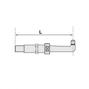 Нижнее плечо прямое O 22 х 300мм для серии SG 4‑6 Fubag [38928]