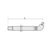 Нижнее плечо наклонное O 22 х 200мм для серии SG 4‑6 Fubag [38935]