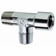 Фитинг резьбовой T‑образный наружн.‑наружн.‑внутр. R1/2"‑R1/2"‑G1/2" (Cu/NiLa) Camozzi 2050 1/2‑1/2