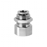 Фитинг цанговый прямой под Ø6 с внутр. G1/8" (Cu/NiLa) Camozzi 6593 6‑1/8