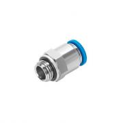 Штуцер с цанговым соединением Festo QS‑G1/8‑8 (10 шт.) [186098]