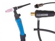 Горелка сварочная TIG WGT‑26V (4м, 250А, разъем 35‑50, вентиль) SOLARIS (WGT‑26V450)