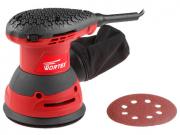 Эксцентриковая шлифмашина WORTEX RS 1245‑1 AE в кор. (320 Вт, 125 мм, 6000‑14000 кол/мин, регул. об.) (RS12451AE01319)