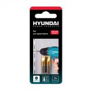 Биты для шуруповертов HYUNDAI SL‑1,2*6,5 25mm TIN 2шт 203140