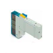 Пневмораспределитель 2x3/2 SMC 24VDC (н.з.‑н.з.) [SY3A00‑5U1]