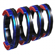 Комплект приводных роликов EWM FE 4R 1.0‑1.2MM / 0.04‑0.045 INCH BLUE/RED