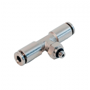 Фитинг‑тройник латунный NBPT NPBT 04‑M5*0.8 (нар. резьба M5*0.8)