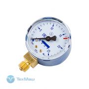 Манометр КЕДР МП‑50 Кислород, (0‑25 МПа, кл.2,5, М12x1,5) О2‑У