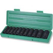 Набор торцевых ударных головок 1/2" 10‑24 (11 шт.) Jonnesway S03AD4111S