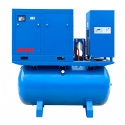 Винтовой компрессор KraftMachine КМ15‑10рВ‑500/О (8бар, 15кВт, 500л, осушитель, IP54)