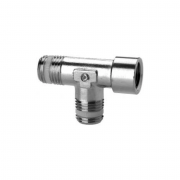 Фитинг резьбовой T‑образный наружн.‑наружн.‑внутр. R1/2"‑R1/2"‑G1/2" (Cu/NiLa) Camozzi S2050 1/2‑1/2
