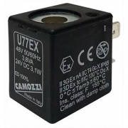 Катушка (соленоид) Camozzi U77EX 24V DC 3.1W / 48V AC 50