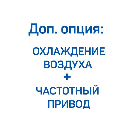 Доп. опция: охлаждение воздуха и частотный привод для компрессора Remeza ВК100-2,0