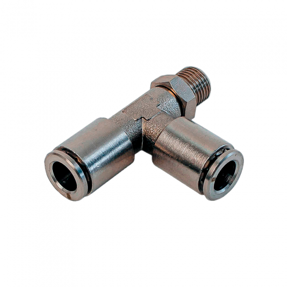 Фитинг-тройник латунный NBPT NPDT 08-M14*1.5 (нар. резьба M14*1.5)