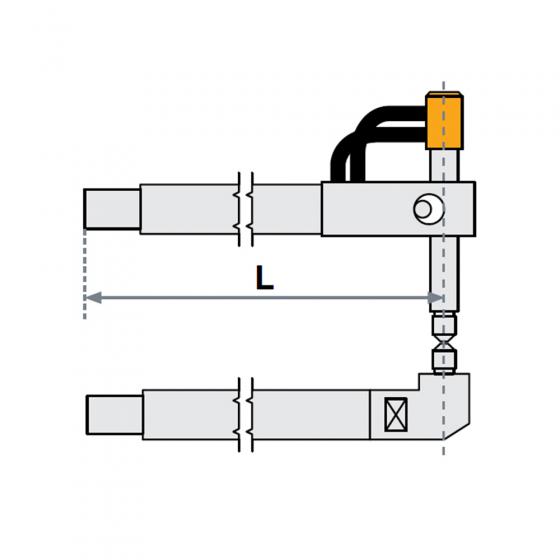 Верхнее плечо прямое O 22 х 125мм для серии SG 4-6 Fubag [38922]