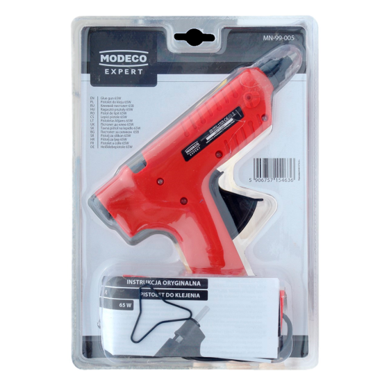 Пистолет для клея MODECO EXPERT MN-99-005 (65Вт, клей 11мм)