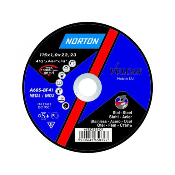 Круг обдирочный 230х6.4x22.2 мм для металла Vulcan NORTON (66252830807)