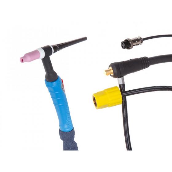 Горелка сварочная TIG WGT-26 (4м, 250А, разъем 10-25) SOLARIS (WGT-26425)