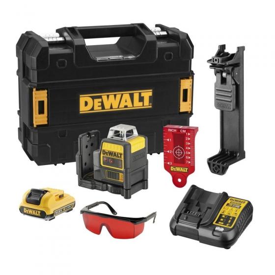 Самовыравнивающийся линейный КРАСНЫЙ лазерный уровень DEWALT DCE0811D1R