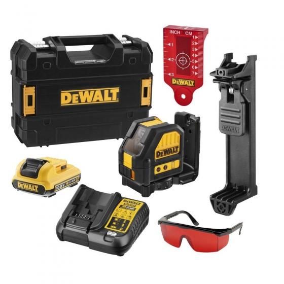 Самовыравнивающийся линейный КРАСНЫЙ лазерный уровень DEWALT DCE088D1R