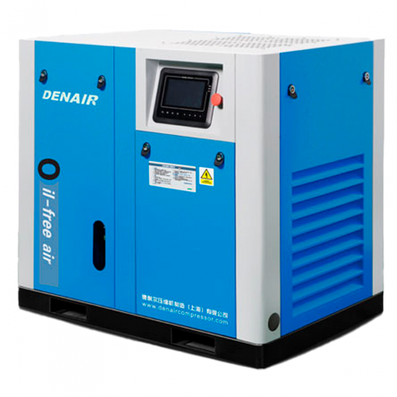 Винтовой компрессор DENAIR DVAW-15 - 8.5 бар безмасляный