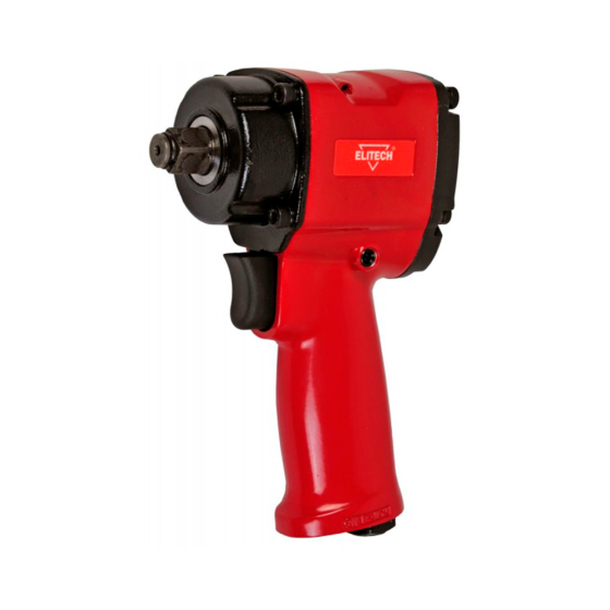 Пневмогайковерт ударный Elitech 1/2", 610 Нм (0704.034000)