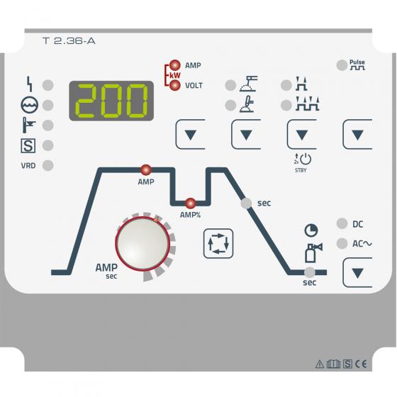 Сварочный инвертор EWM Picotig 200 AC/DC puls 8P TG