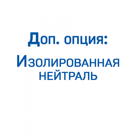 Доп. опция: Изолированная нейтраль с выходом 220В (до 45 кВт) ЗИФ