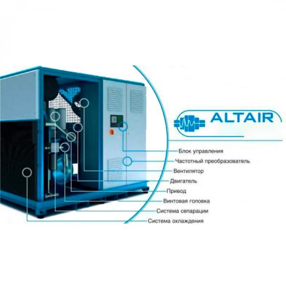 Винтовой компрессор KRAFTMANN ALTAIR 315 W с водяным охлаждением