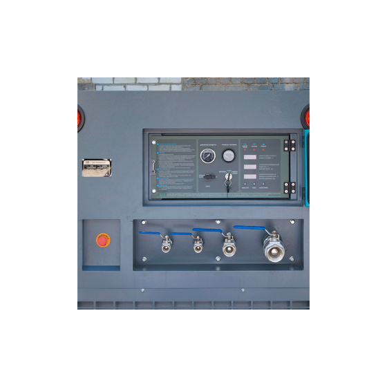 Винтовой дизельный компрессор Master Blast MB-535D-10 на шасси