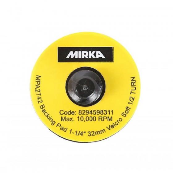Шлифовальная подошва Mirka 32 мм QUICK LOCK липучка мягкая 10шт/уп [8294598311]