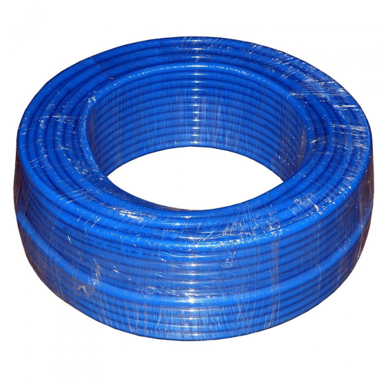 Пневмотрубка полиуретановая PU95 6.5х10 мм (8 атм, голубая)